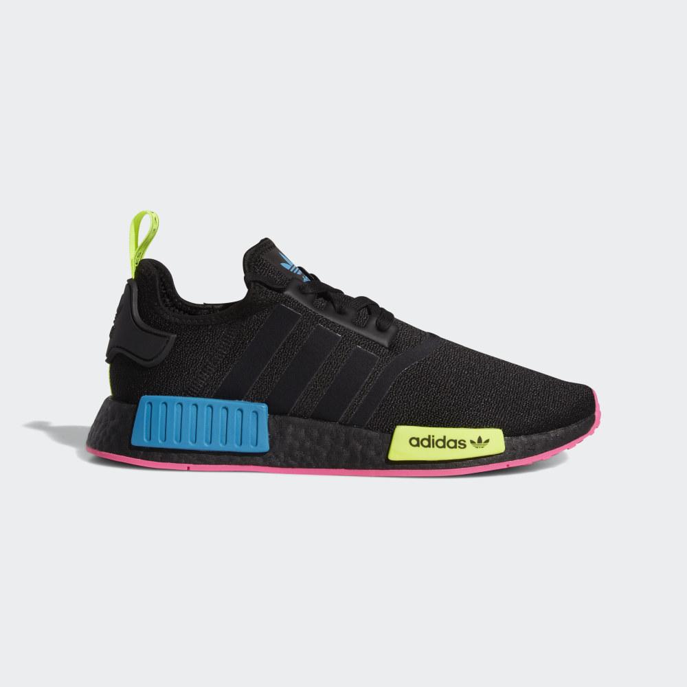 Originals Adidas NMD_R1 Dama Romania - Negrii/Turcoaz Deschis/Galbeni FY2749